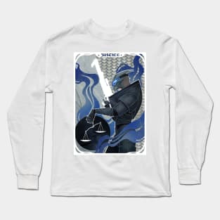 Garrus Vakarian Justice Tarot Long Sleeve T-Shirt